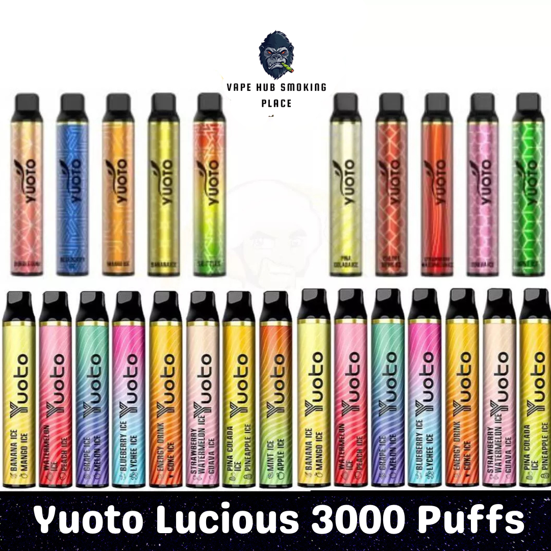 Youto Lucious 3000 puffs Disposable Vape Dubai Vape Hub Smoking Place