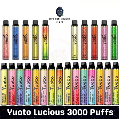 Youto Lucious 3000 puffs Disposable Vape Dubai Vape Hub Smoking Place