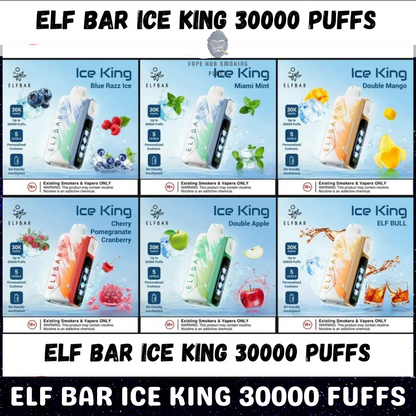 ELF BAR Ice King 30000 Puffs Disposable Vape Dubai Vape Hub Smoking Place