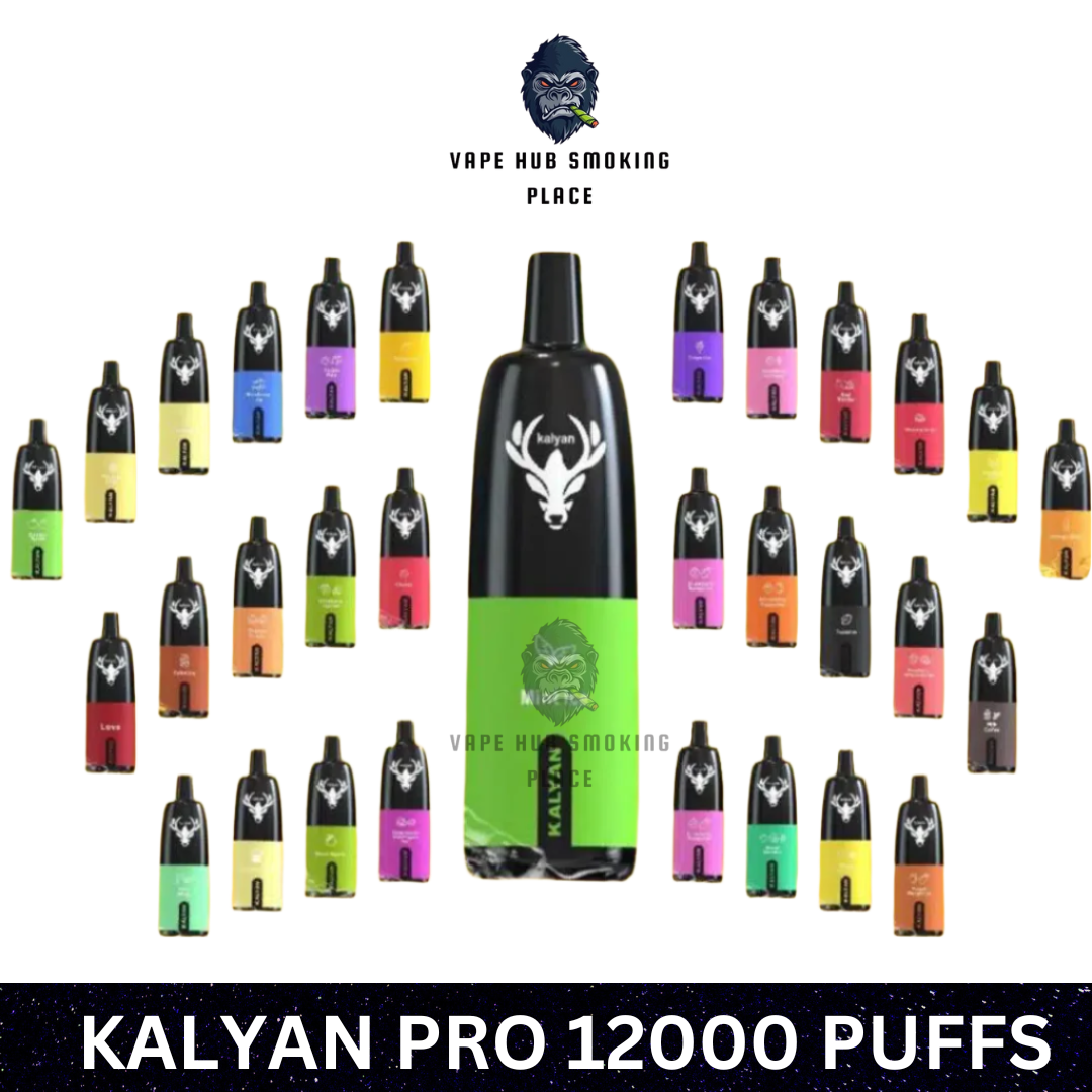 KALYAN Pro 12000 Puffs 50MG Disposable Vape Dubai UAE Vape Hub Smoking Place