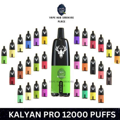 KALYAN Pro 12000 Puffs 50MG Disposable Vape Dubai UAE Vape Hub Smoking Place