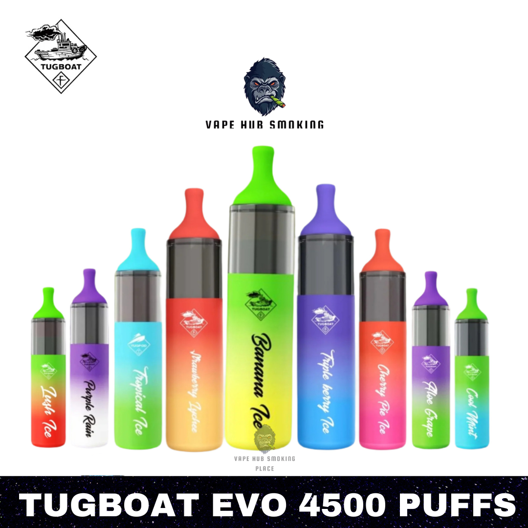 Tugboat EVO 4500 Puffs 850mAh Disposable Vape Device Vape Hub Smoking