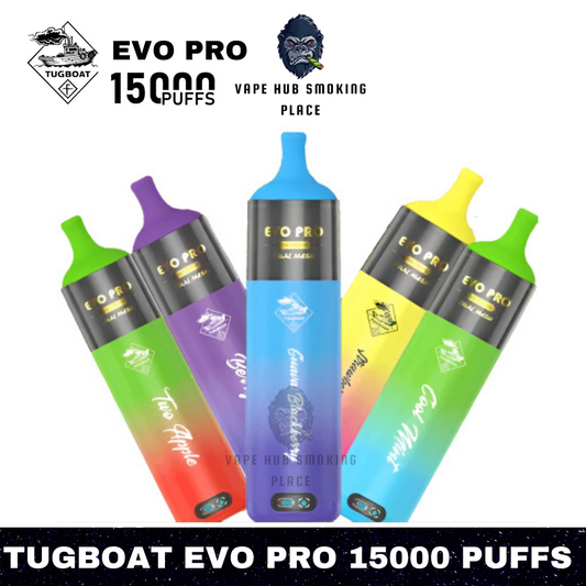 Tugboat Evo Pro (15000 Puffs) Disposable Vape Device Vape Hub Smoking