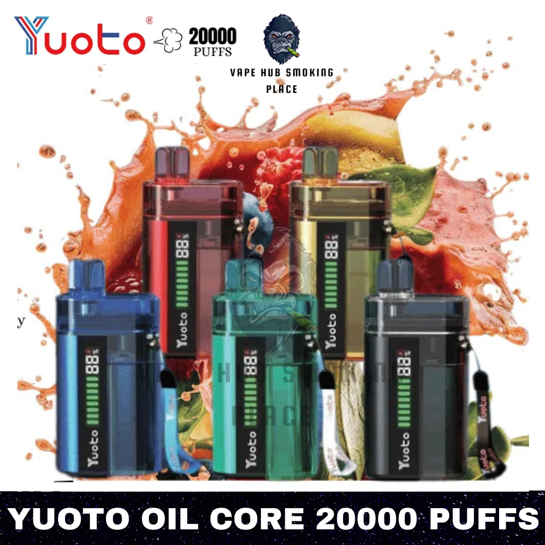 Yuoto 20000 puffs  Oil Core 20 Mg & 50 Mg Separation Disposable Vape in UAE Vape Hub Smoking Place