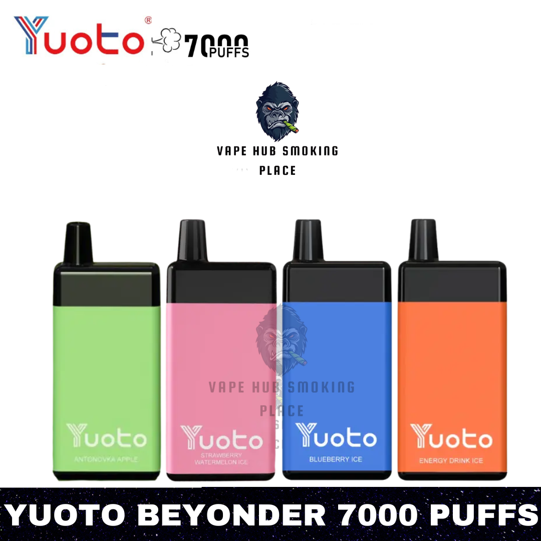 Yuoto Beyonder 7000 Puffs 50mg Disposable vape Dubai Vape Hub Smoking Place