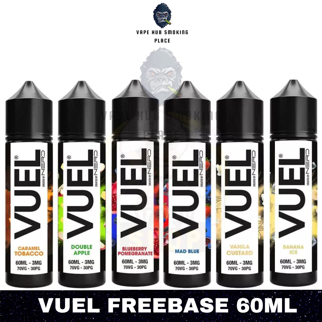 Vuel Freebased 60ML E-liquid In DUBAI Vape Hub Smoking Place