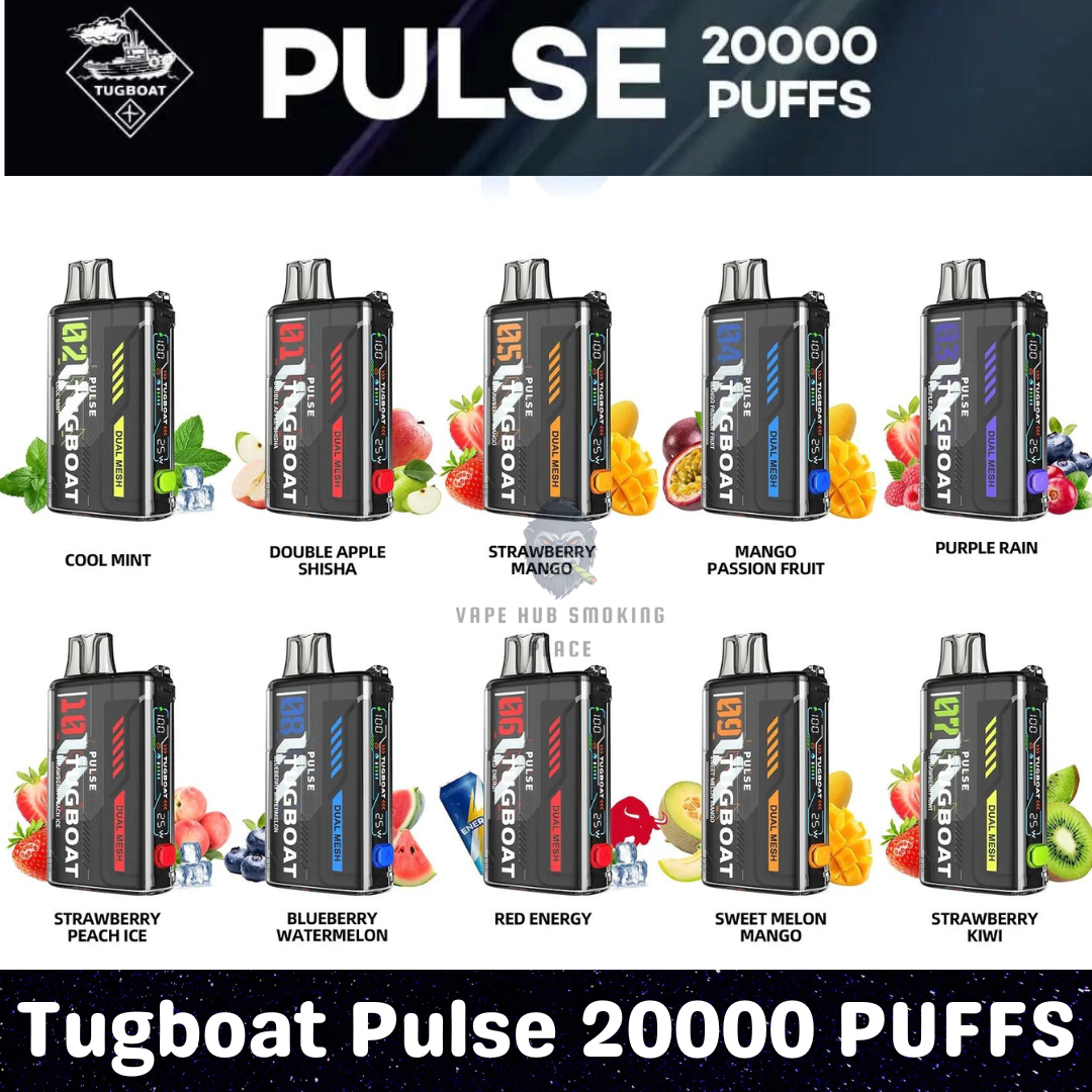 TUGBOAT PULSE 20000 PUFFS Disposable Vape in UAE Vape Hub Smoking Place