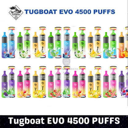 Tugboat EVO 4500 Puffs 850mAh Disposable Vape Device Vape Hub Smoking