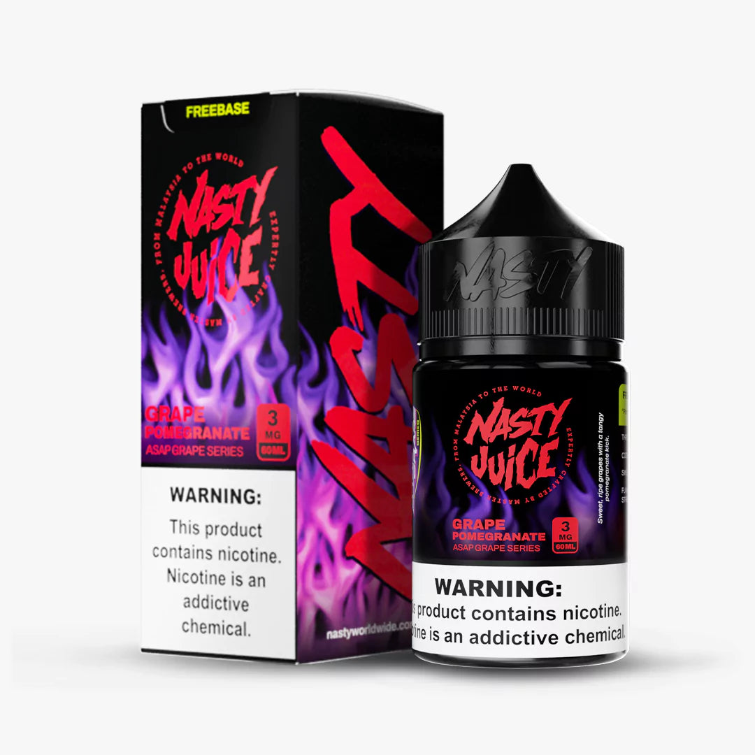 NASTY 60ML FREEBASE E-LIQUID NICOTINE FLAVOURS Vape Hub Smoking