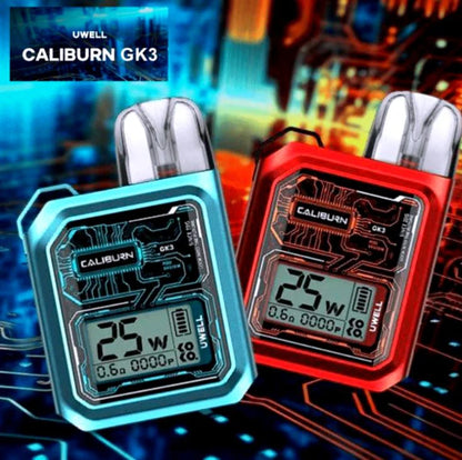 UWELL CALIBURN GK3 POD SYSTEM 900mah Vape Hub Smoking