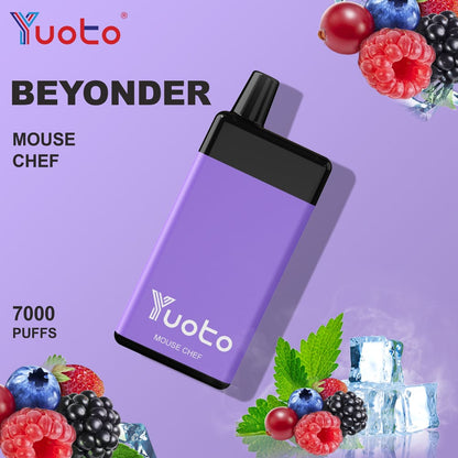 Yuoto Beyonder 7000 Puffs 50mg Disposable vape Dubai Vape Hub Smoking Place