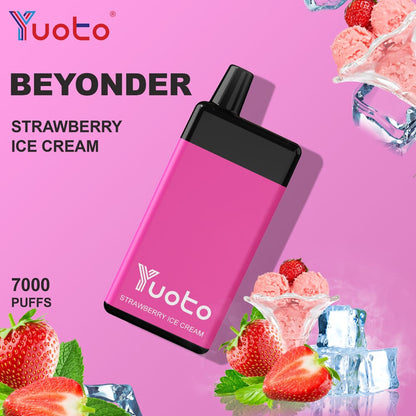 Yuoto Beyonder 7000 Puffs 50mg Disposable vape Dubai Vape Hub Smoking Place