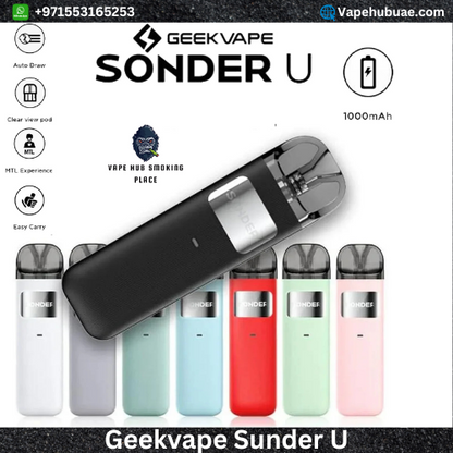 Geekvape Sonder U Pod System Kit 1000mAh Vape Hub Smoking Place