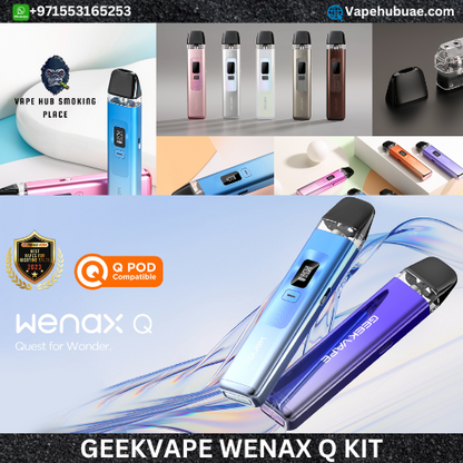 Geekvape Wenax Q Pod System Kit 1000mAh Dubai Vape Hub Smoking Place