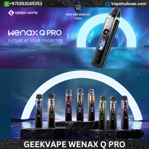 Geekvape Wenax Q Pro Pod System Kit 1200mAh Dubai Vape Hub Smoking Place