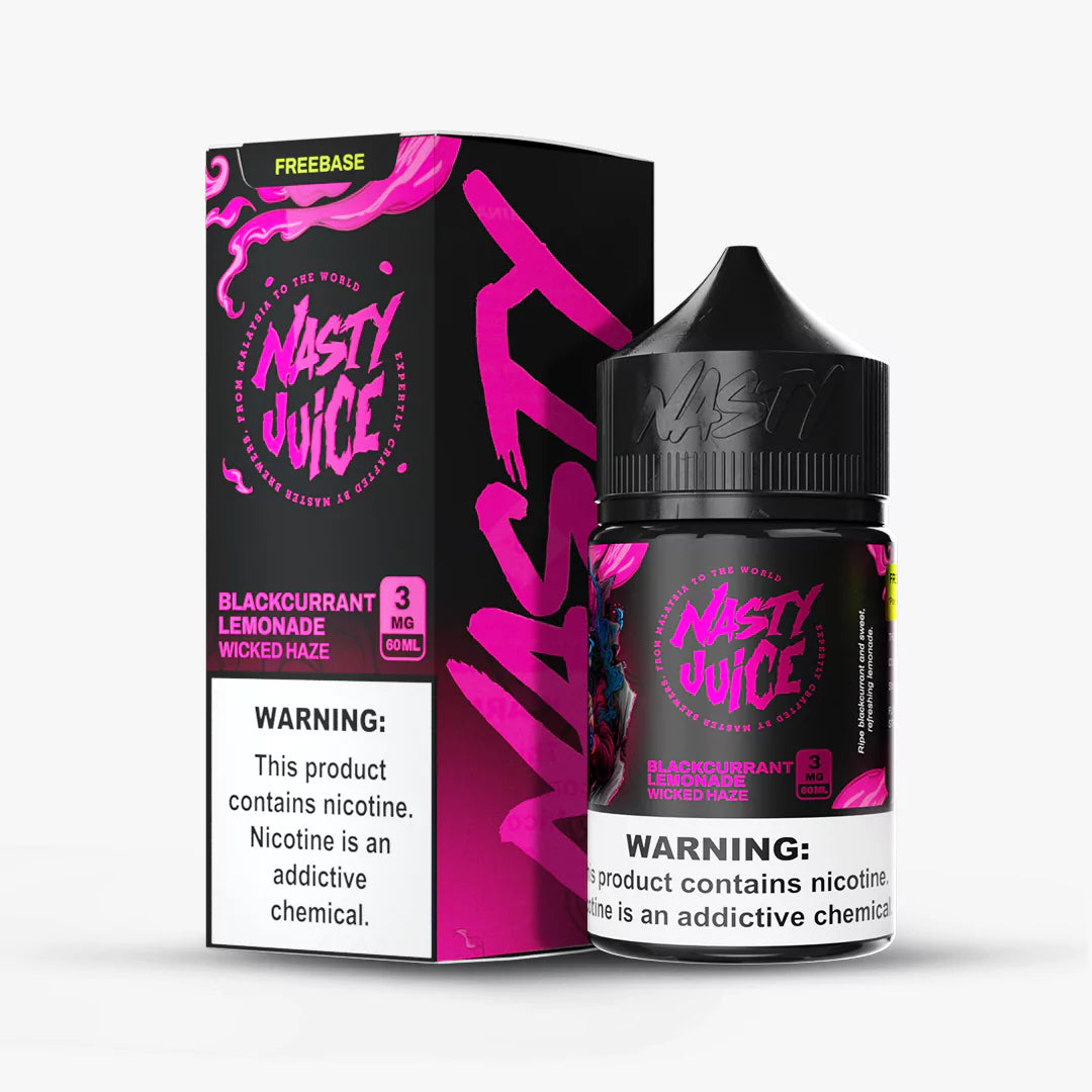 NASTY 60ML FREEBASE E-LIQUID NICOTINE FLAVOURS Vape Hub Smoking